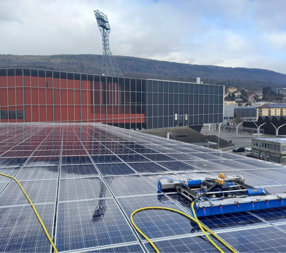 Häfliger Solarreinigungsroboter